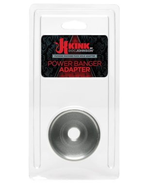 Kink Fucking Machines Power Banger Adapter for Fuck Hole Variable Pressure Stroker - Silver