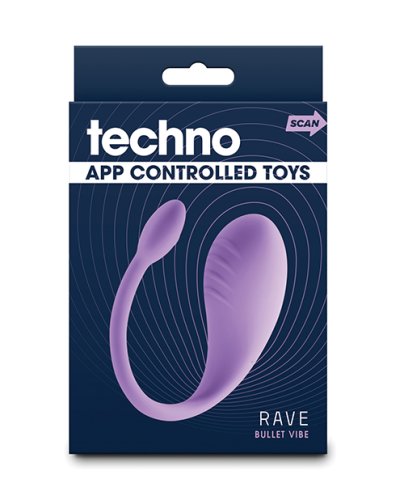 Techno Rave App Controlled Kegel Vibrator - Purple