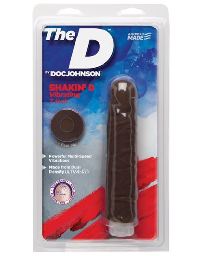 The D 7\" Shakin\' D Vibrating - Chocolate