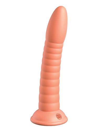 Dillio Platinum 7\" Wild Thing Silicone Dildo - Peach