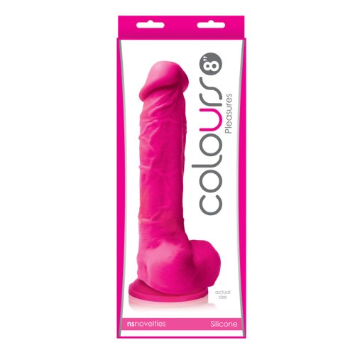 Colours Pleasures 8\" Silicone - Pink