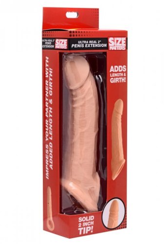 SIZE MATTERS ULTRA REAL 1 IN PENIS EXTENSION