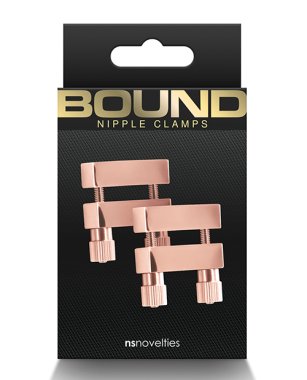 Bound V1 Nipple Clamps - Rose Gold