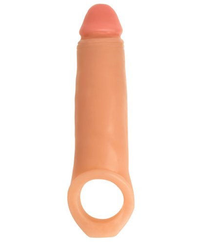 Curve Toys Jock Enhancer 2\" Extender w/Ball Strap - Vanilla