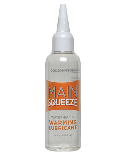 Main Squeeze Warming Water-Based Lubricant - 3.4 oz