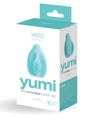 VEDO YUMI RECHARGEABLE VIBE TEASE ME TURQUOISE