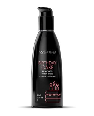Wicked Sensual Care Water Based Lubricant - 2 oz Birthday Cake