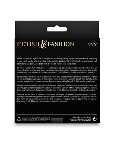 Fetish & Fashion Nyx Leash - Black