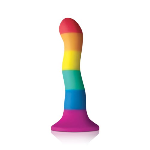 COLOURS PRIDE EDITION 6IN WAVE DILDO RAINBOW