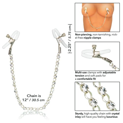 NIPPLE PLAY CRYSTAL NIPPLE CLAMPS