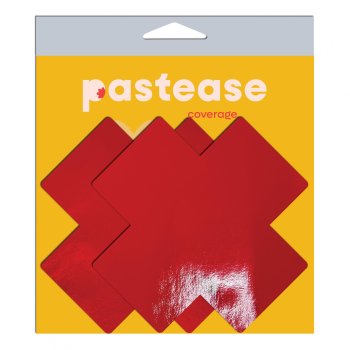 PASTEASE FAUX LATEX RED PLUS X FULL COVERAGE
