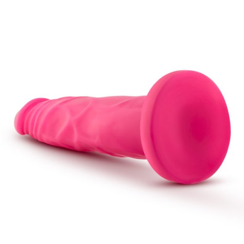 NEO 7.5 DUAL DENSITY COCK NEON PINK \"