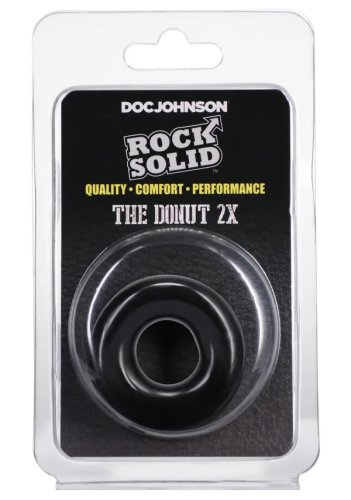 ROCK SOLID DONUT 2X BLACK