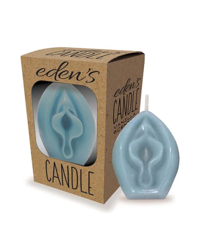 Eden\'s Vagina Candle - Blue - Vanilla