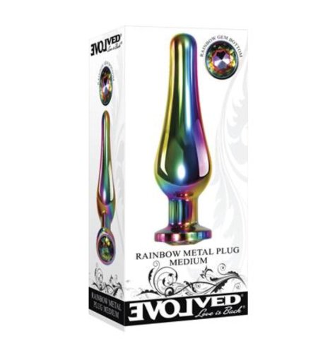 Evolved Rainbow Metal Plug - Medium