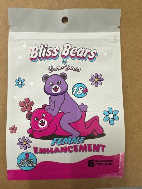 BLISS BEAR FEMALE ENHANCEMENT GUMMY 20PC DISPLAY (NET)