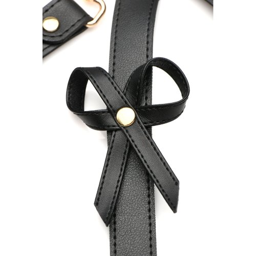 Bondage Harness W/ Bows - M/L - Black