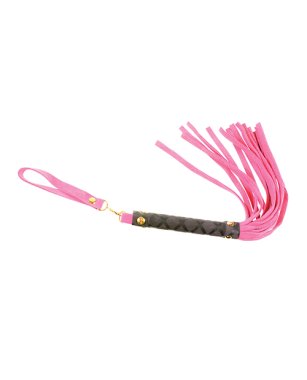 Plesur Mini Leather Flogger - Pink