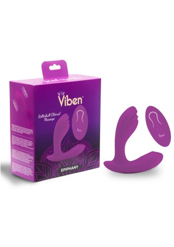 VIBEN EPIPHANY ROLLERBALL CLIT MASSAGER BERRY