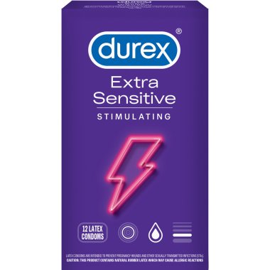 DUREX EXTRA SENSITIVE STIMULATING 12CT