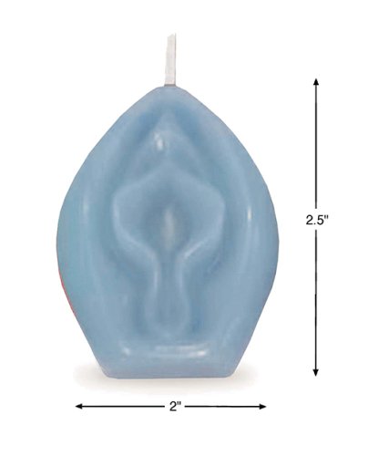 Eden\'s Vagina Candle - Blue - Vanilla