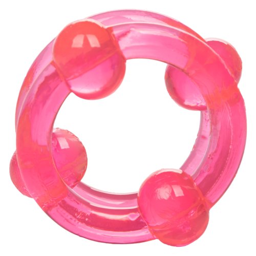 ISLAND RINGS DOUBLE STACKERS- PINK