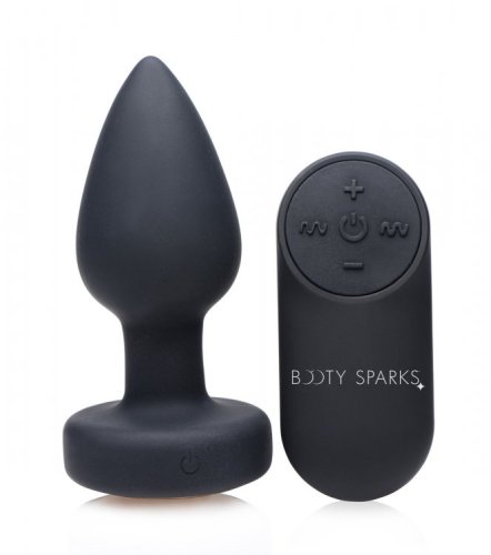 BOOTY SPARKS SILICONE LED PLUG VIBRATING SMALL