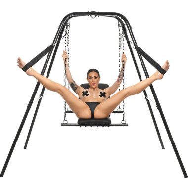 Throne Adjustable Sex Sling With Stand