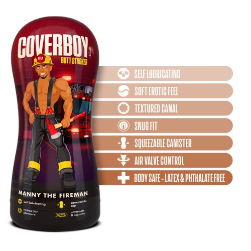 Coverboy Stroker - Manny the Fireman