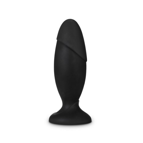 ANAL ADVENTURES PLATINUM SILICONE ROCKET PLUG BLACK