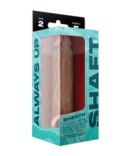 Shaft Model F Flexskin Liquid Silicone 8.8\" Sheath - Oak