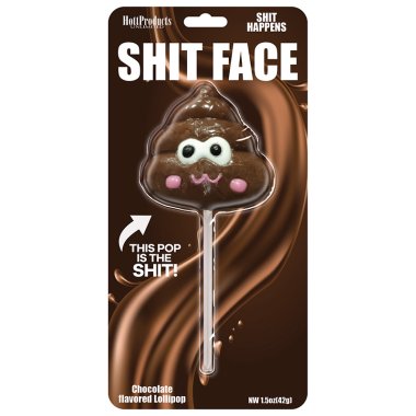 Shit Face Chocolate Poop Pop
