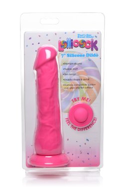 LOLLICOCK 7IN SILICONE DONG CHERRY