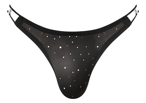 SHOW STOPPER THONG BLACK S/M