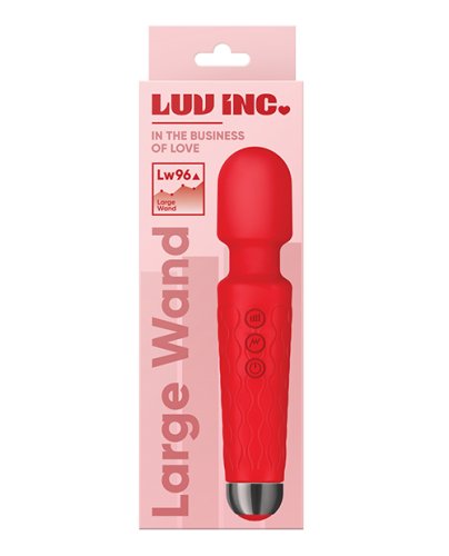 Luv Inc. 8\" Large Wand - Red