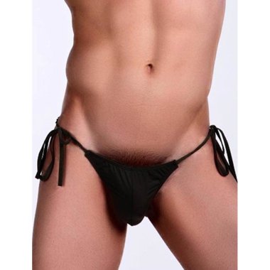 Mens Sexy Black Posing Pouch - One Size