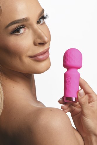 BANG! 10X MINI SILICONE WAND PINK