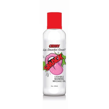 Warming & Lickable Massage Oil Cherry