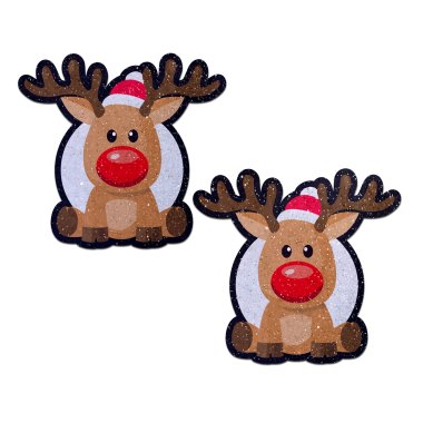 PASTEASE XMAS REINDEER RED NOSE RUDOLPH