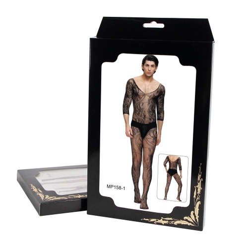 Male Bodystocking Crotchless 3/4 Sleeve*