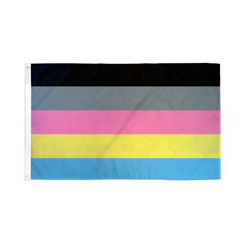 Polygender Flag 3\'x5\' Polyester