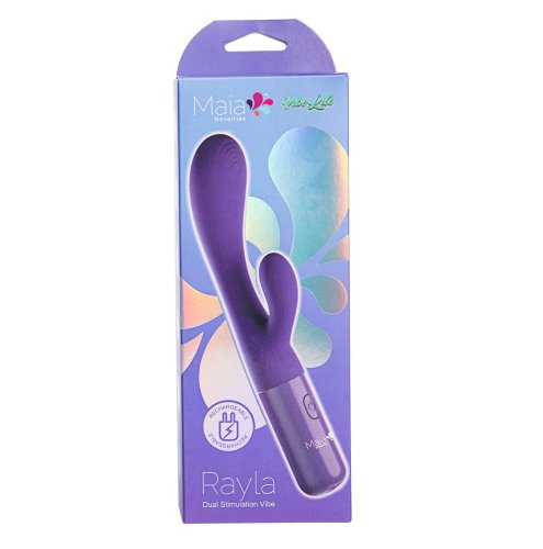 RAYLA DUAL STIMULATION VIBE SILICONE & RECHARGEABLE