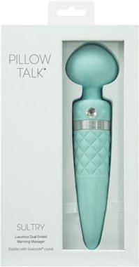 PILLOW TALK SULTRY ROTATING WAND TEAL