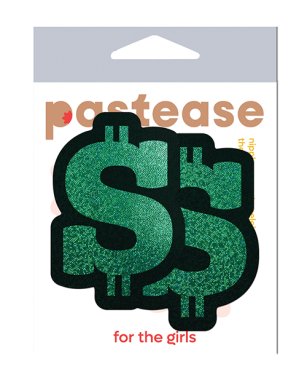 Pastease Premium Glitter Dollar Sign - Green O/S