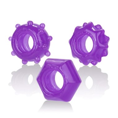 REVERSIBLE RING SET PURPLE