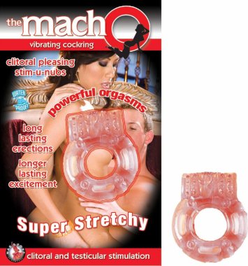 MACHO VIBRATING COCKRING FLESH