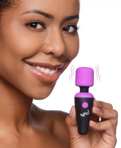 BANG! 10X VIBRATING MINI WAND PURPLE