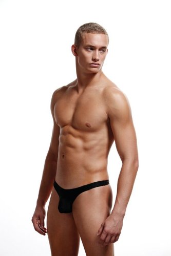 ENVY LOW RISE THONG BLACK L/XL