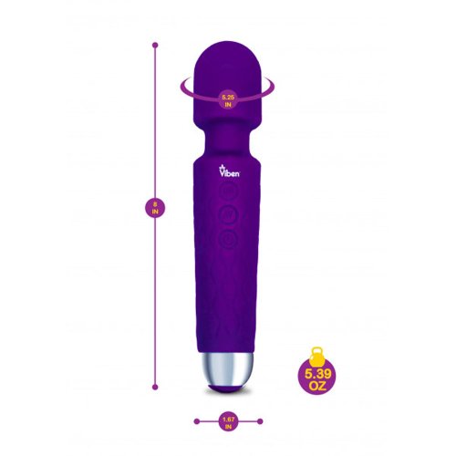 Tempest - Intense Wand Massager - Violet