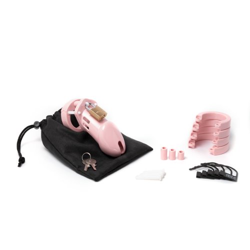 CB-6000 Cock Cage Kit - Pink